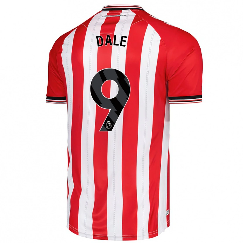 Danxen Mujer Camiseta Eleanor Dale #9 Rojo Blanco 1ª Equipación 2025/26 La Camisa México