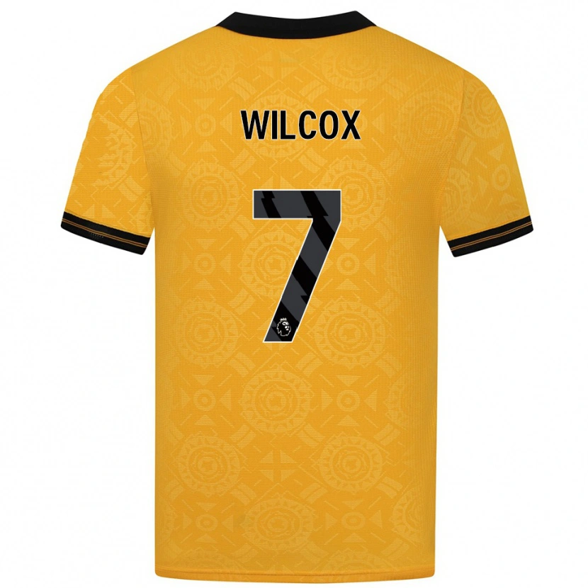 Danxen Mujer Camiseta Jake Wilcox #7 Amarillo Negro 1ª Equipación 2025/26 La Camisa México