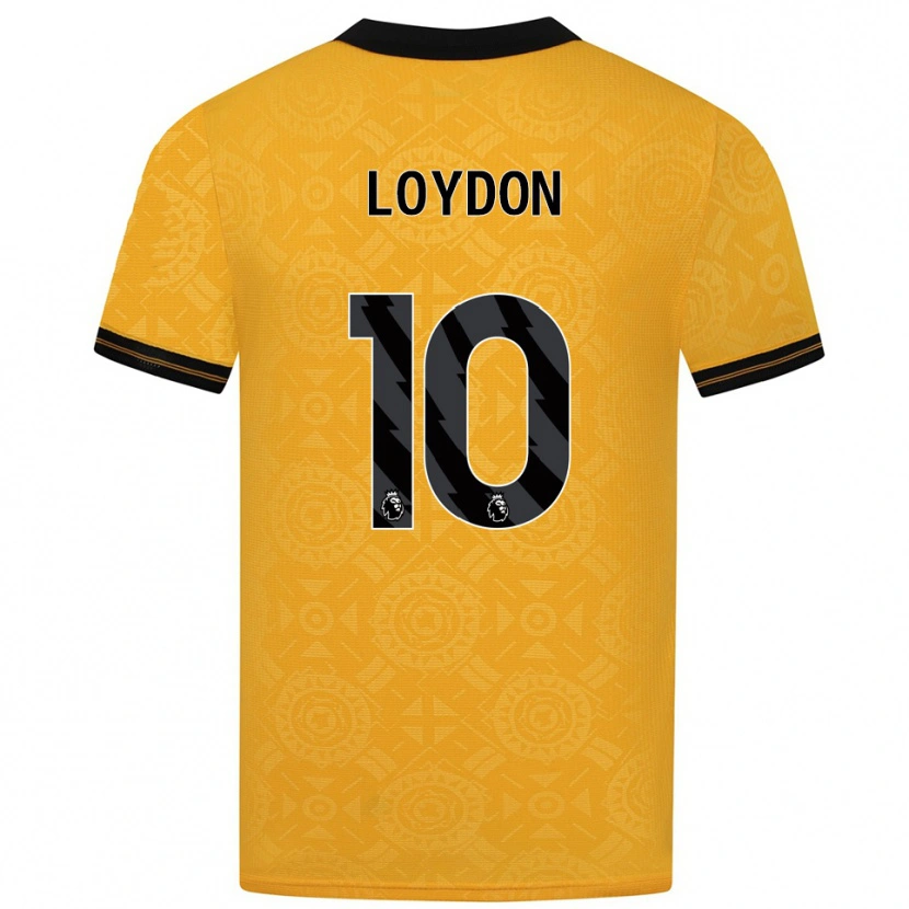 Danxen Mujer Camiseta Abi Loydon #10 Amarillo Negro 1ª Equipación 2025/26 La Camisa México