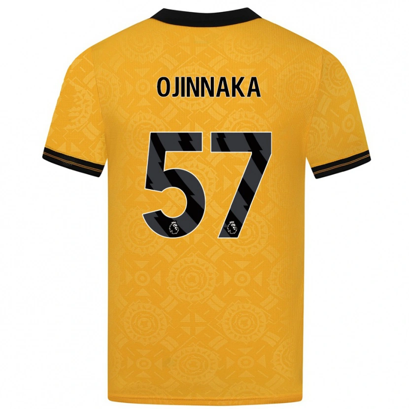 Danxen Mujer Camiseta Temple Ojinnaka #57 Amarillo Negro 1ª Equipación 2025/26 La Camisa México
