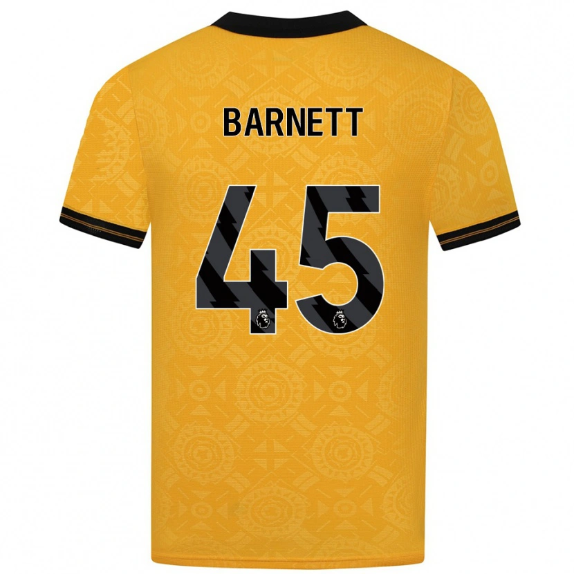 Danxen Mujer Camiseta Ty Barnett #45 Amarillo Negro 1ª Equipación 2025/26 La Camisa México