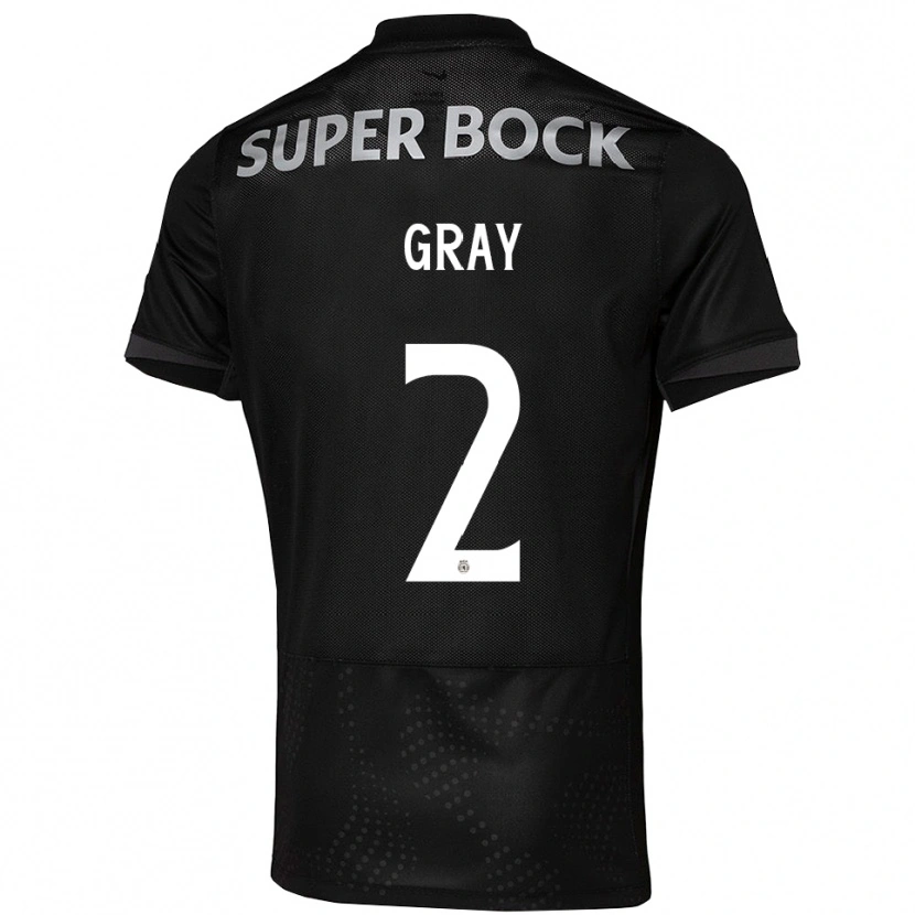 Danxen Mujer Camiseta Jeneva Gray #2 Negro Blanco 2ª Equipación 2025/26 La Camisa México