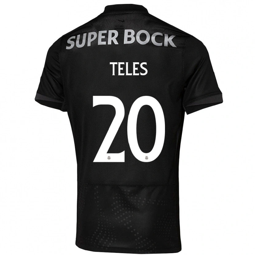 Danxen Mujer Camiseta Ana Isabel Teles #20 Negro Blanco 2ª Equipación 2025/26 La Camisa México