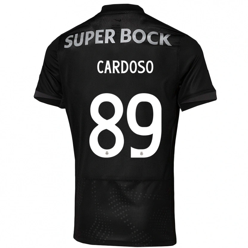Danxen Mujer Camiseta Nilton Cardoso #89 Negro Blanco 2ª Equipación 2025/26 La Camisa México