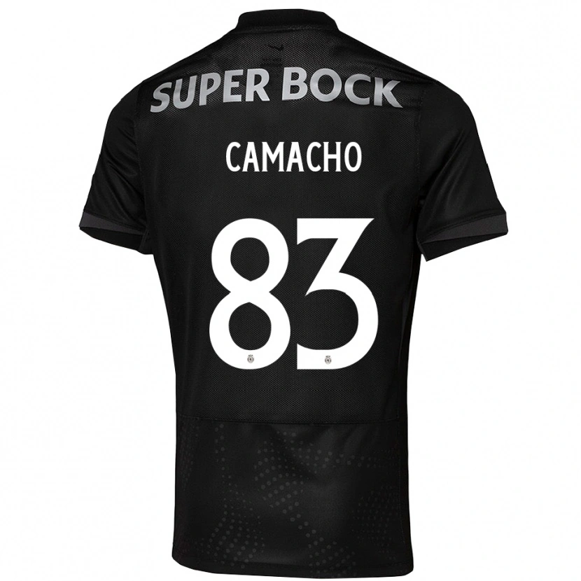 Danxen Mujer Camiseta Rafael Camacho #83 Negro Blanco 2ª Equipación 2025/26 La Camisa México
