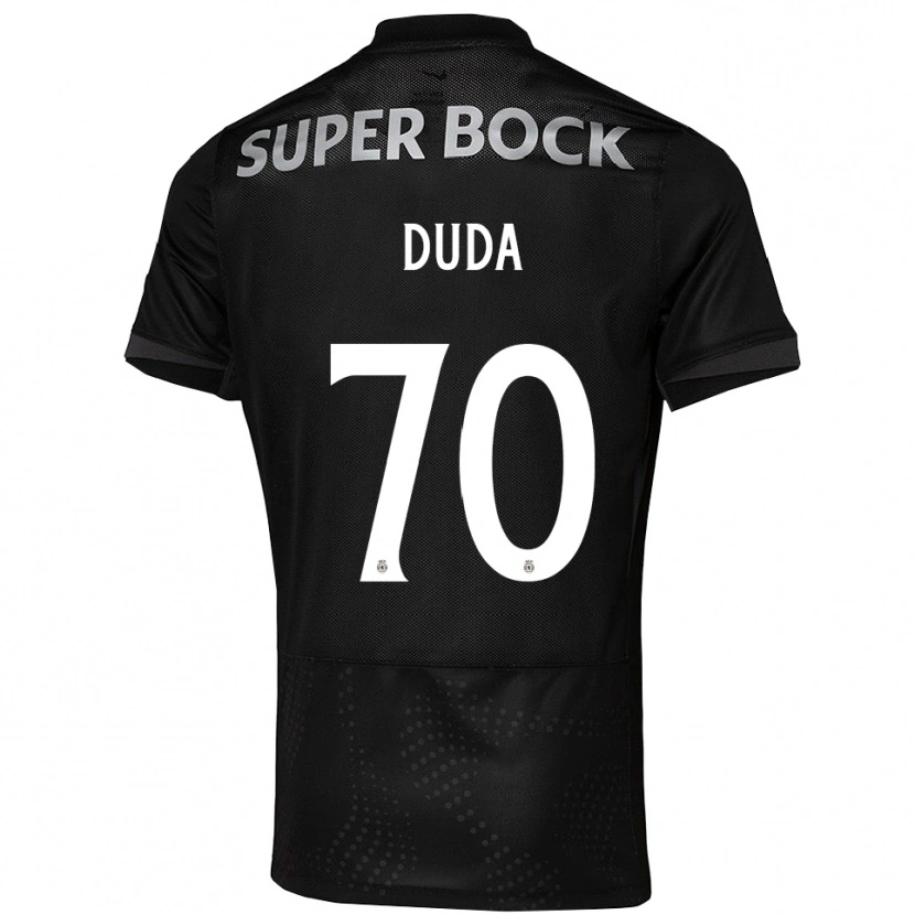 Danxen Mujer Camiseta Dudá #70 Negro Blanco 2ª Equipación 2025/26 La Camisa México