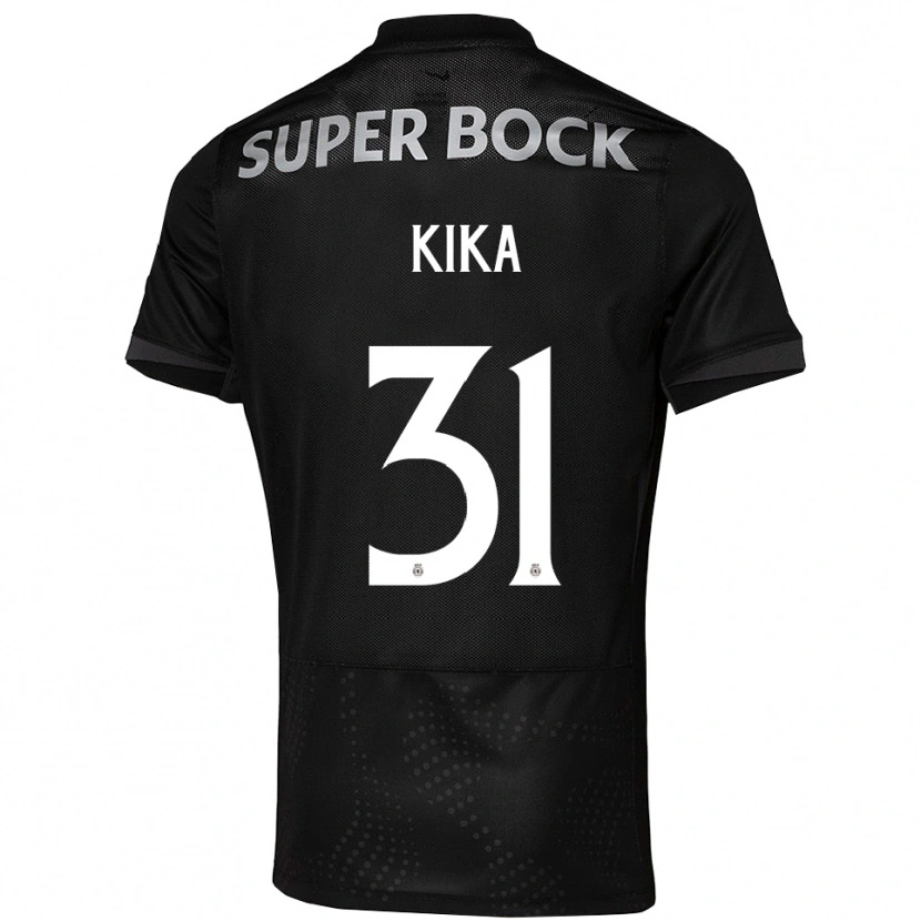 Danxen Mujer Camiseta Kika #31 Negro Blanco 2ª Equipación 2025/26 La Camisa México