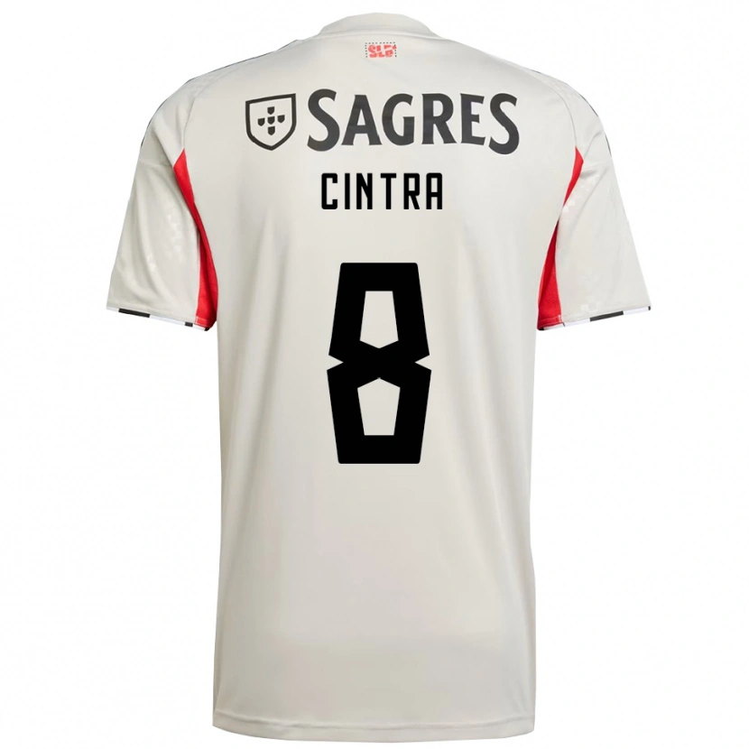Danxen Mujer Camiseta Marta Cintra #8 Blanco Roto Rojo 2ª Equipación 2025/26 La Camisa México