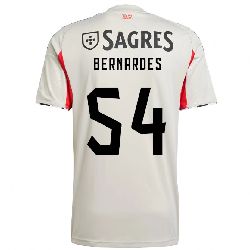 Danxen Mujer Camiseta Francisco Neto #54 Blanco Roto Rojo 2ª Equipación 2025/26 La Camisa México