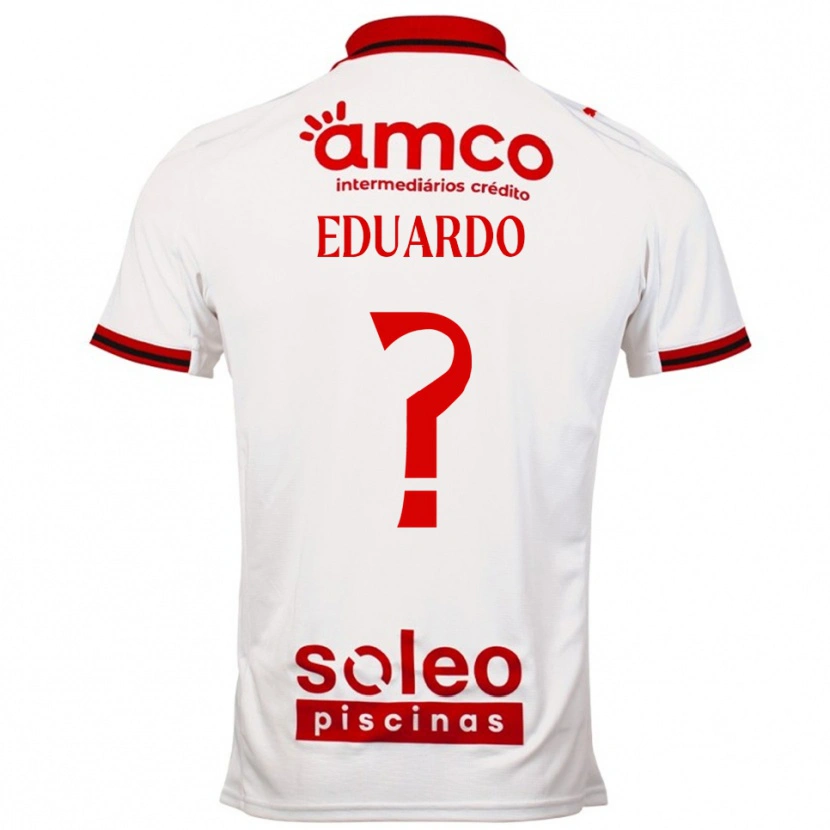Danxen Mujer Camiseta Eduardo Costa #0 Blanco Rojo 2ª Equipación 2025/26 La Camisa México