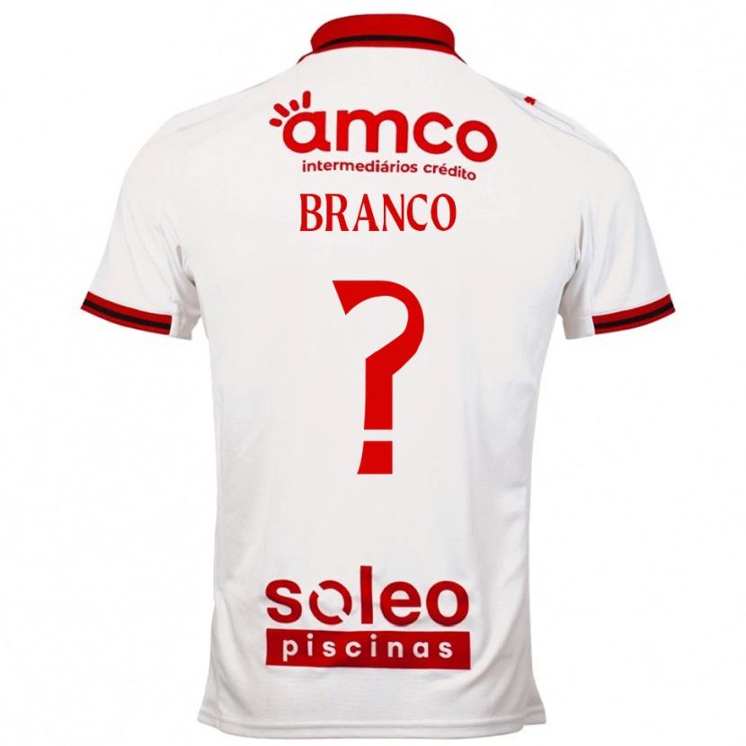 Danxen Mujer Camiseta António Branco #0 Blanco Rojo 2ª Equipación 2025/26 La Camisa México