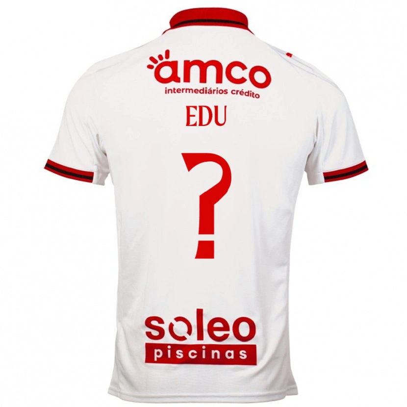 Danxen Mujer Camiseta Edu #0 Blanco Rojo 2ª Equipación 2025/26 La Camisa México