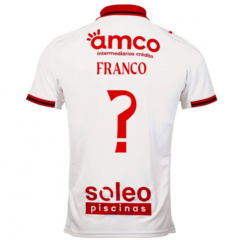 Danxen Mujer Camiseta Zé Franco #0 Blanco Rojo 2ª Equipación 2025/26 La Camisa México