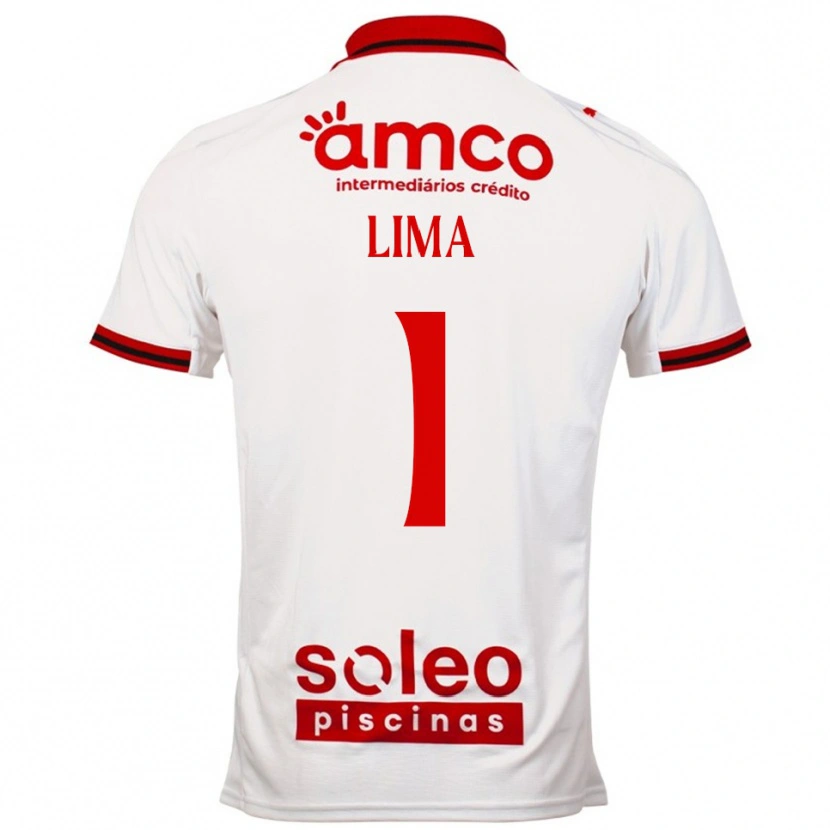 Danxen Mujer Camiseta Aline Lima #1 Blanco Rojo 2ª Equipación 2025/26 La Camisa México