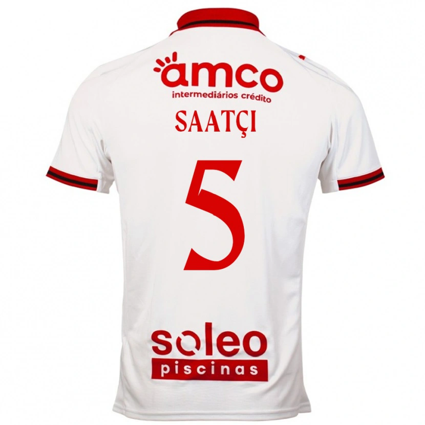 Danxen Mujer Camiseta Serdar Saatçı #5 Blanco Rojo 2ª Equipación 2025/26 La Camisa México