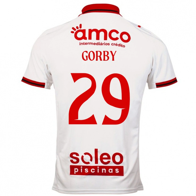 Danxen Mujer Camiseta Gorby #29 Blanco Rojo 2ª Equipación 2025/26 La Camisa México