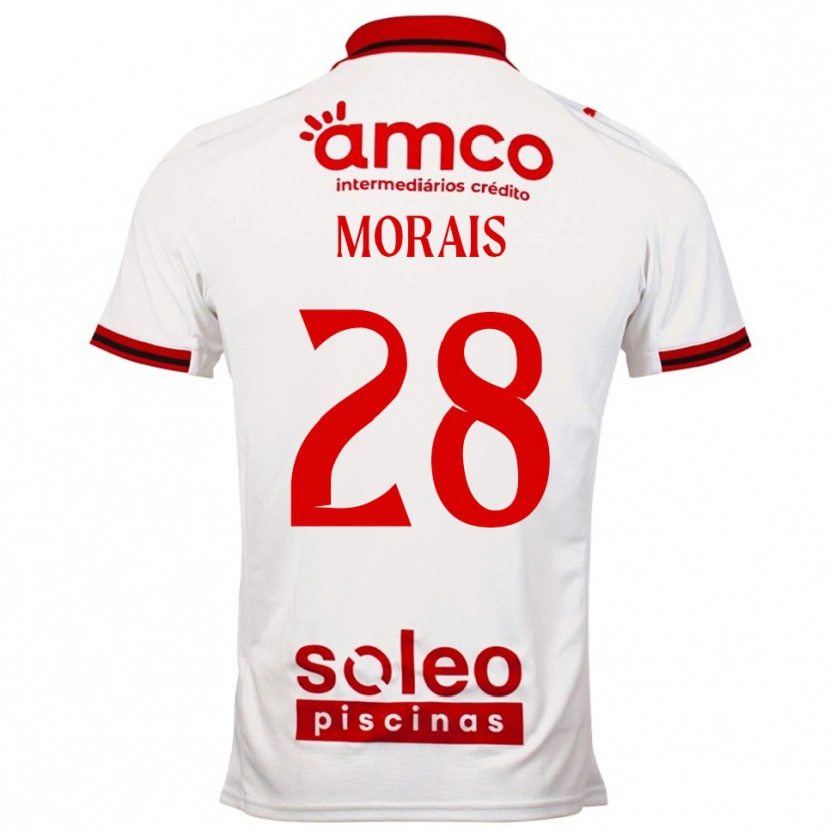 Danxen Mujer Camiseta Patrícia Morais #28 Blanco Rojo 2ª Equipación 2025/26 La Camisa México