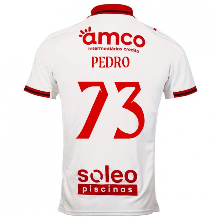 Danxen Mujer Camiseta Zé Pedro #73 Blanco Rojo 2ª Equipación 2025/26 La Camisa México