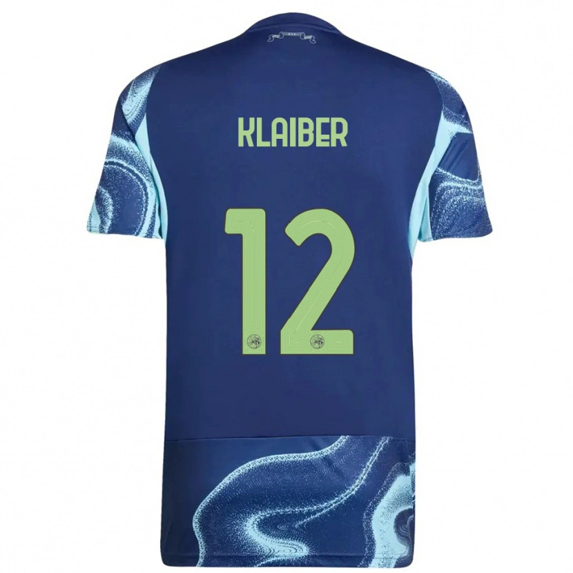 Danxen Mujer Camiseta Sean Klaiber #12 Marino Celeste 2ª Equipación 2025/26 La Camisa México