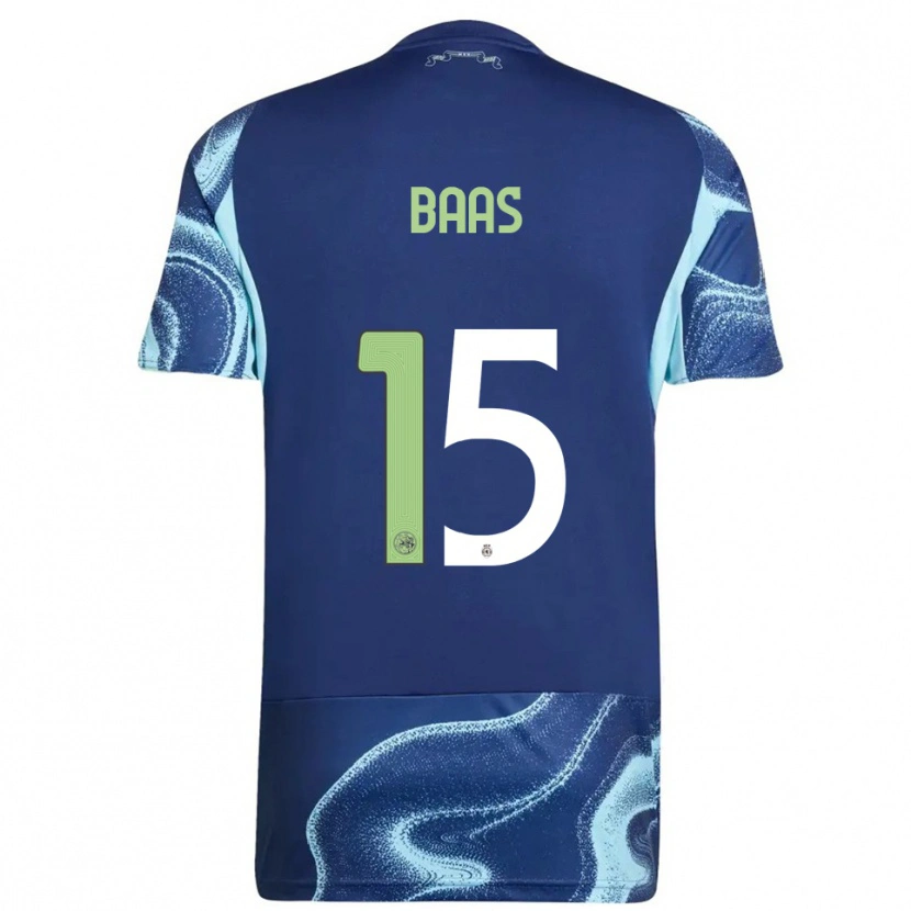 Danxen Mujer Camiseta Youri Baas #15 Marino Celeste 2ª Equipación 2025/26 La Camisa México