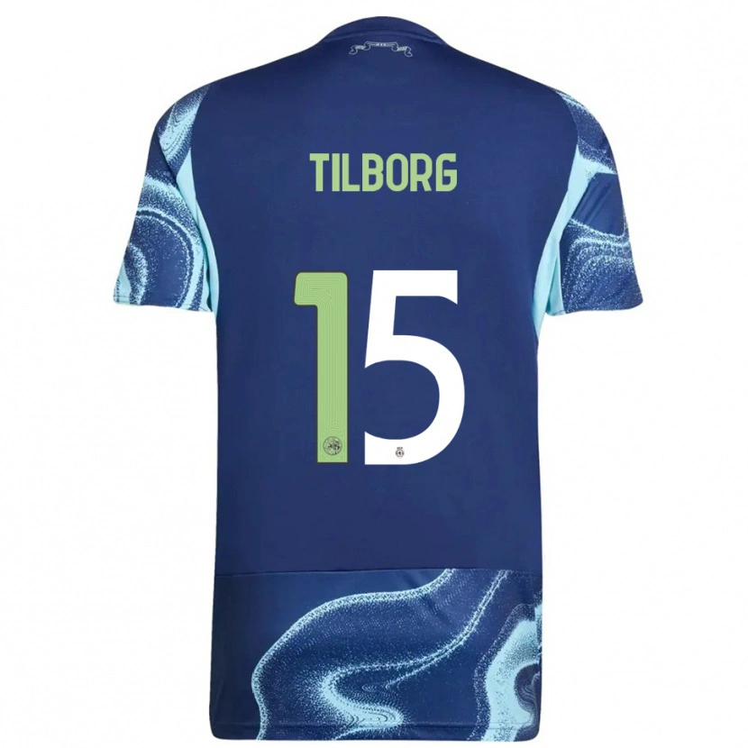 Danxen Mujer Camiseta Sesynijo Tilborg #15 Marino Celeste 2ª Equipación 2025/26 La Camisa México