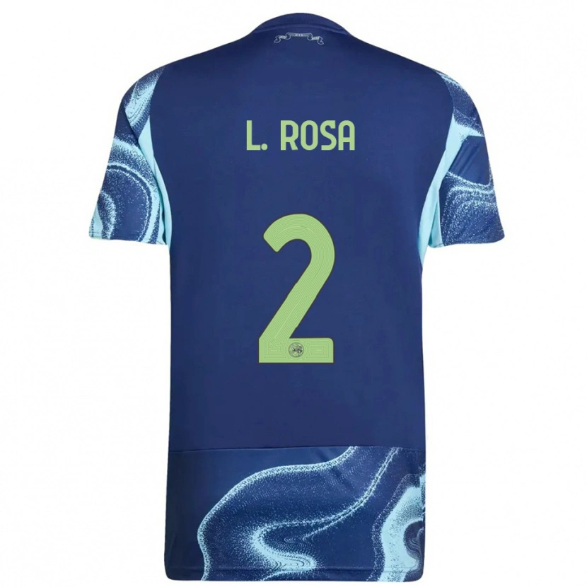 Danxen Mujer Camiseta Lucas Rosa #2 Marino Celeste 2ª Equipación 2025/26 La Camisa México