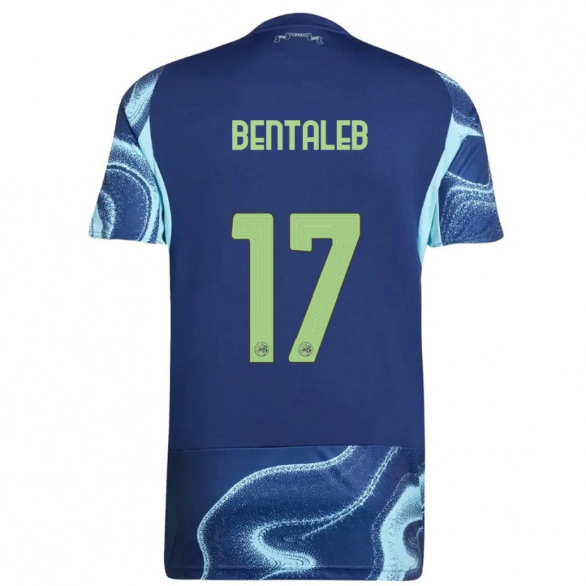 Danxen Mujer Camiseta Marouane Bentaleb #17 Marino Celeste 2ª Equipación 2025/26 La Camisa México