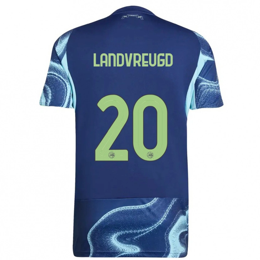 Danxen Mujer Camiseta Nafairon Landvreugd #20 Marino Celeste 2ª Equipación 2025/26 La Camisa México
