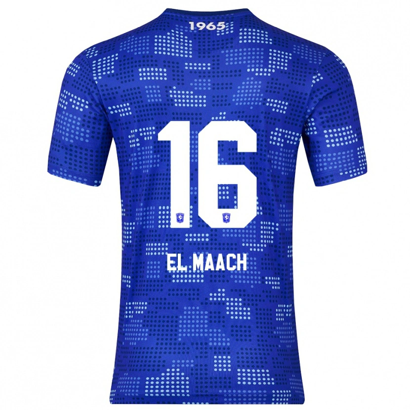 Danxen Mujer Camiseta Issam El Maach #16 Azul Celeste 2ª Equipación 2025/26 La Camisa México