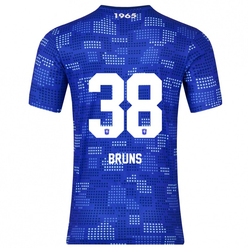 Danxen Mujer Camiseta Max Bruns #38 Azul Celeste 2ª Equipación 2025/26 La Camisa México
