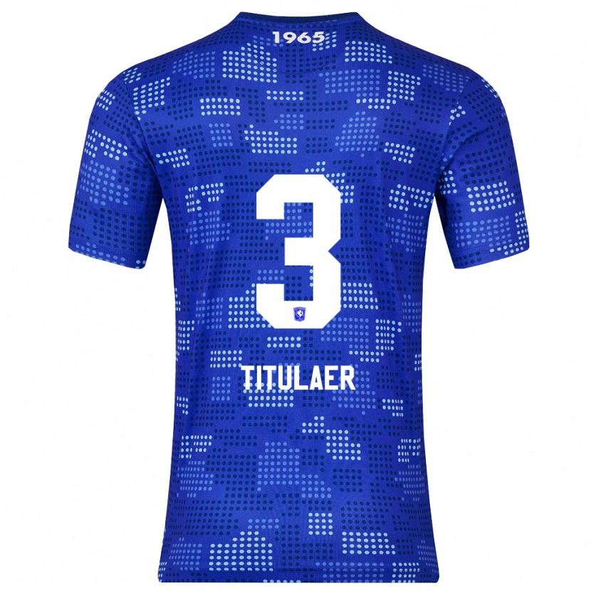 Danxen Mujer Camiseta Björn Titulaer #3 Azul Celeste 2ª Equipación 2025/26 La Camisa México