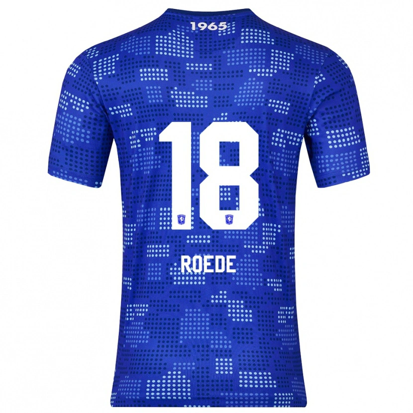 Danxen Mujer Camiseta Melle Roede #18 Azul Celeste 2ª Equipación 2025/26 La Camisa México