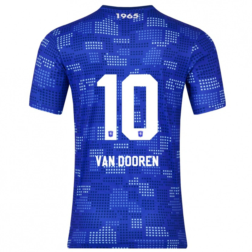 Danxen Mujer Camiseta Kayleigh Van Dooren #10 Azul Celeste 2ª Equipación 2025/26 La Camisa México