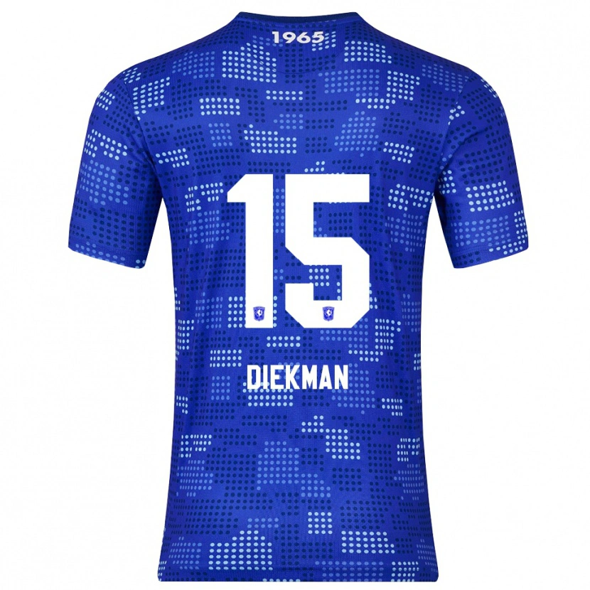 Danxen Mujer Camiseta Jill Diekman #15 Azul Celeste 2ª Equipación 2025/26 La Camisa México
