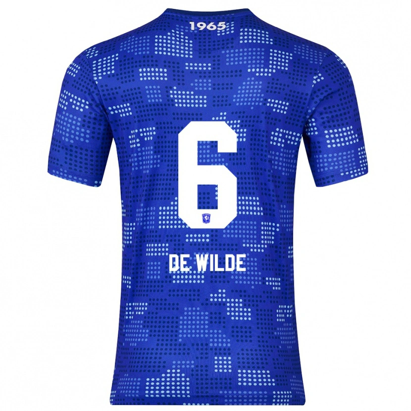 Danxen Mujer Camiseta Morris De Wilde #6 Azul Celeste 2ª Equipación 2025/26 La Camisa México