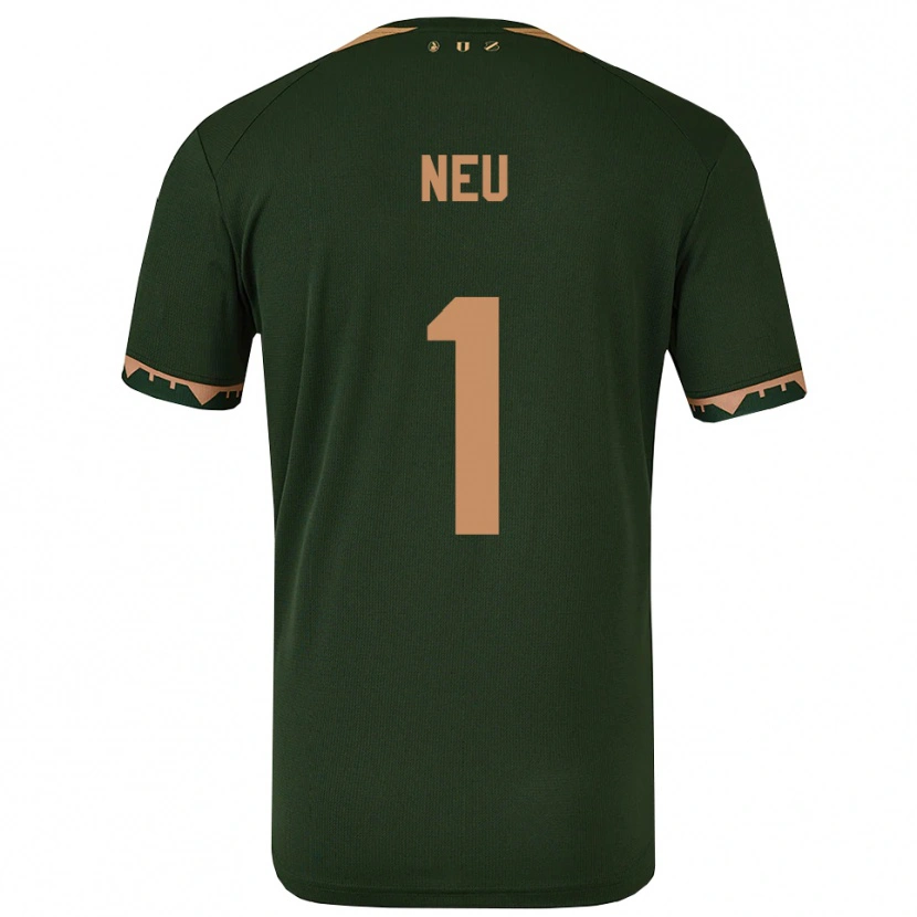 Danxen Mujer Camiseta Luca Neu #1 Verde Oro 2ª Equipación 2025/26 La Camisa México