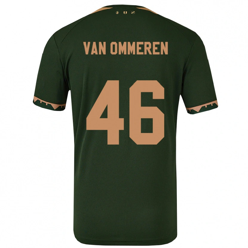 Danxen Mujer Camiseta Jaygo Van Ommeren #46 Verde Oro 2ª Equipación 2025/26 La Camisa México