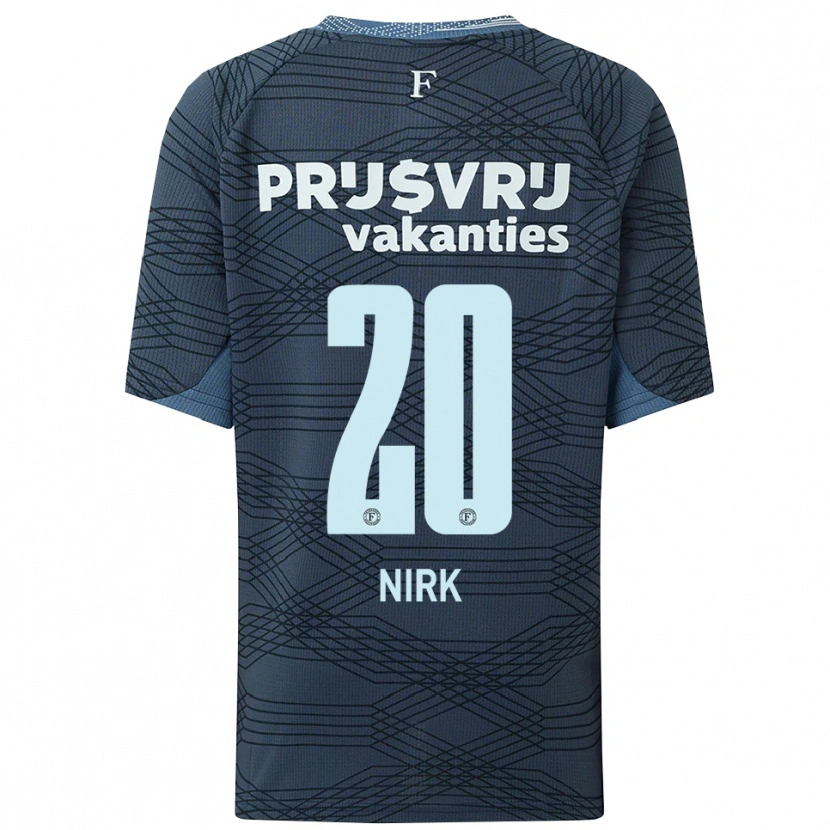 Danxen Mujer Camiseta Jeremiah Nirk #20 Negro Gris 2ª Equipación 2025/26 La Camisa México