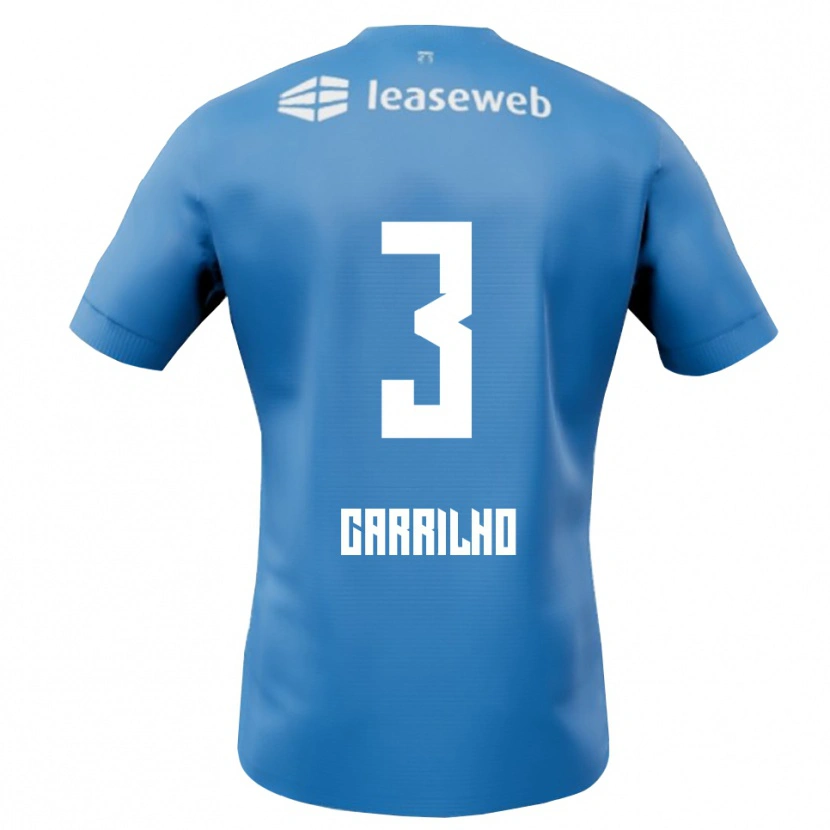 Danxen Mujer Camiseta Calvin Carrilho #3 Azul Blanco 2ª Equipación 2025/26 La Camisa México