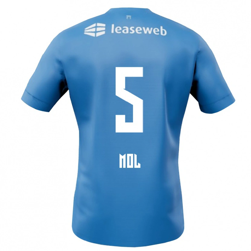 Danxen Mujer Camiseta Camie Mol #5 Azul Blanco 2ª Equipación 2025/26 La Camisa México