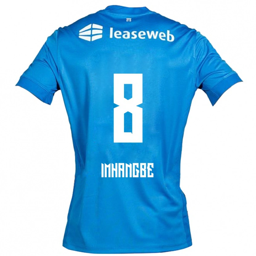 Danxen Mujer Camiseta Amani Imhangbe #8 Azul Blanco 2ª Equipación 2025/26 La Camisa México