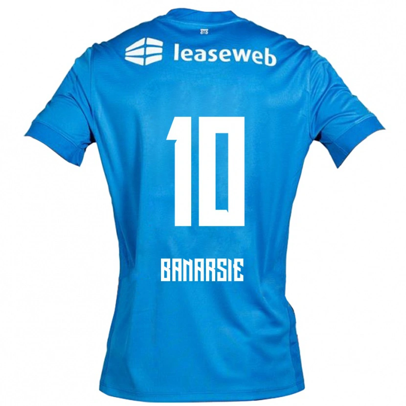 Danxen Mujer Camiseta Amy Banarsie #10 Azul Blanco 2ª Equipación 2025/26 La Camisa México