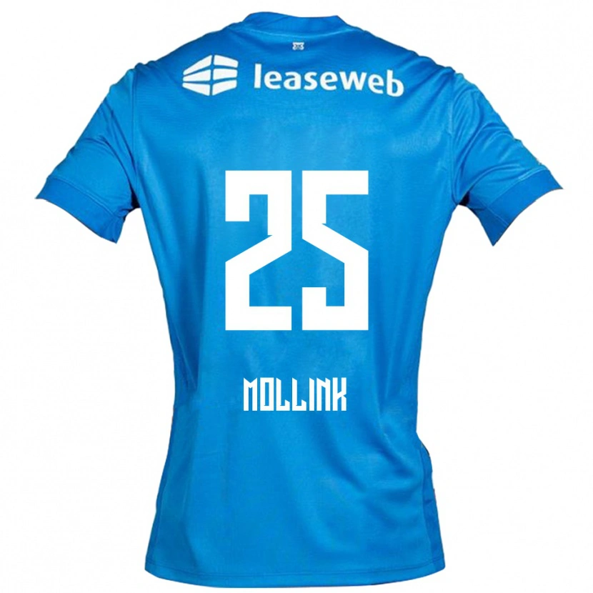 Danxen Mujer Camiseta Yaël Mollink #25 Azul Blanco 2ª Equipación 2025/26 La Camisa México