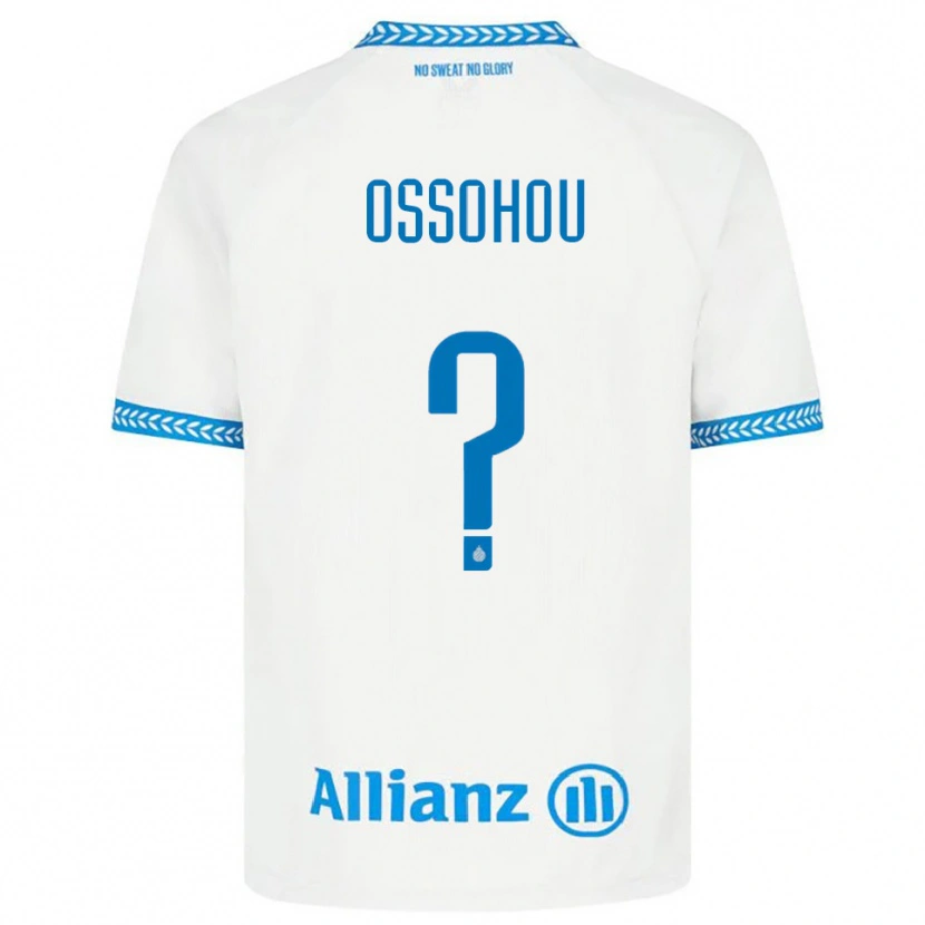 Danxen Mujer Camiseta Clever Ossohou #0 Azul Blanco 2ª Equipación 2025/26 La Camisa México