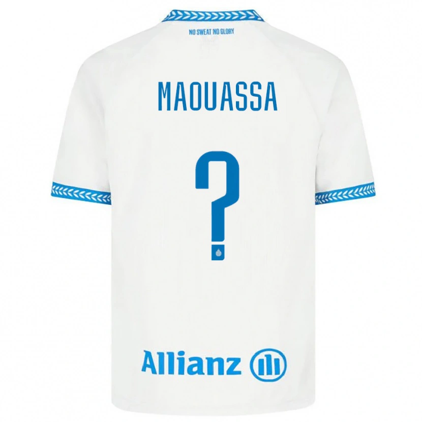 Danxen Mujer Camiseta Faitout Maouassa #0 Azul Blanco 2ª Equipación 2025/26 La Camisa México