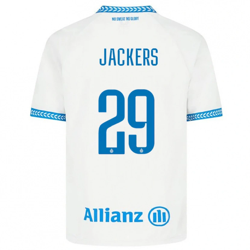 Danxen Mujer Camiseta Nordin Jackers #29 Azul Blanco 2ª Equipación 2025/26 La Camisa México