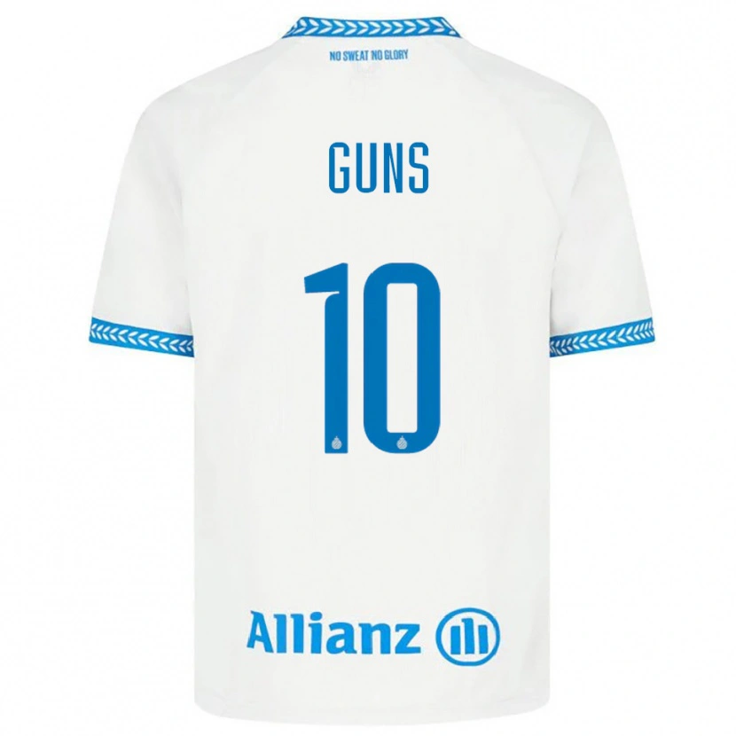 Danxen Mujer Camiseta Celien Guns #10 Azul Blanco 2ª Equipación 2025/26 La Camisa México