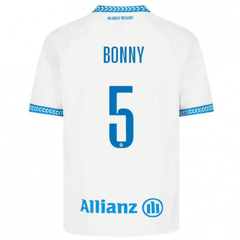 Danxen Mujer Camiseta Chionne Bonny #5 Azul Blanco 2ª Equipación 2025/26 La Camisa México