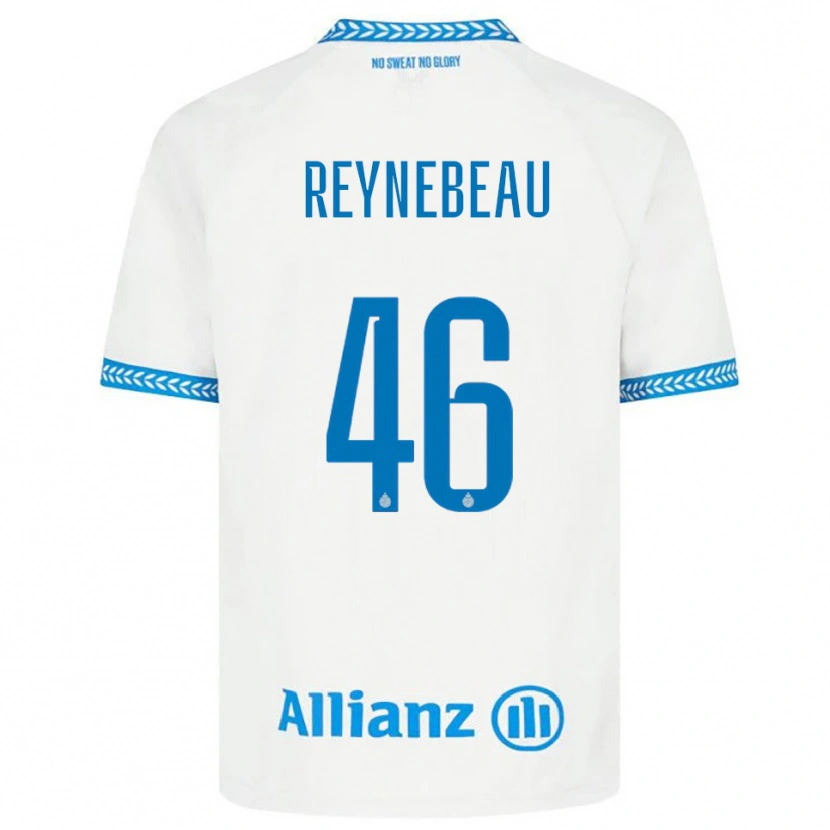 Danxen Mujer Camiseta Clementine Reynebeau #46 Azul Blanco 2ª Equipación 2025/26 La Camisa México