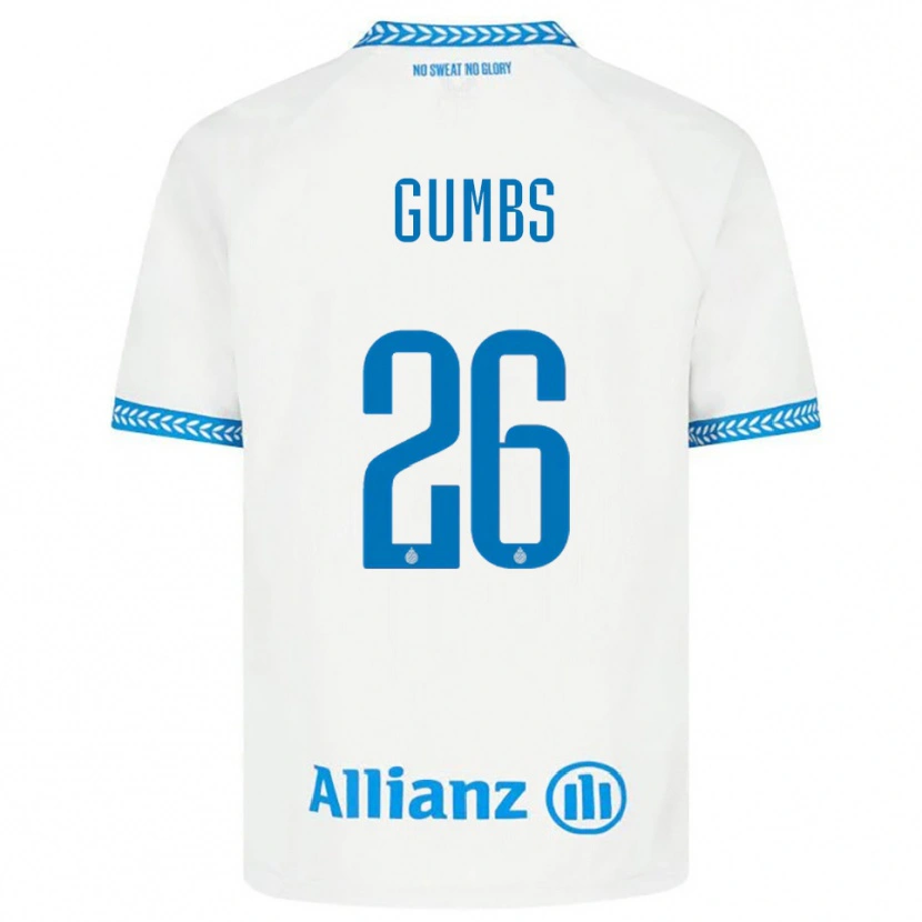 Danxen Mujer Camiseta Aisse Gumbs #26 Azul Blanco 2ª Equipación 2025/26 La Camisa México